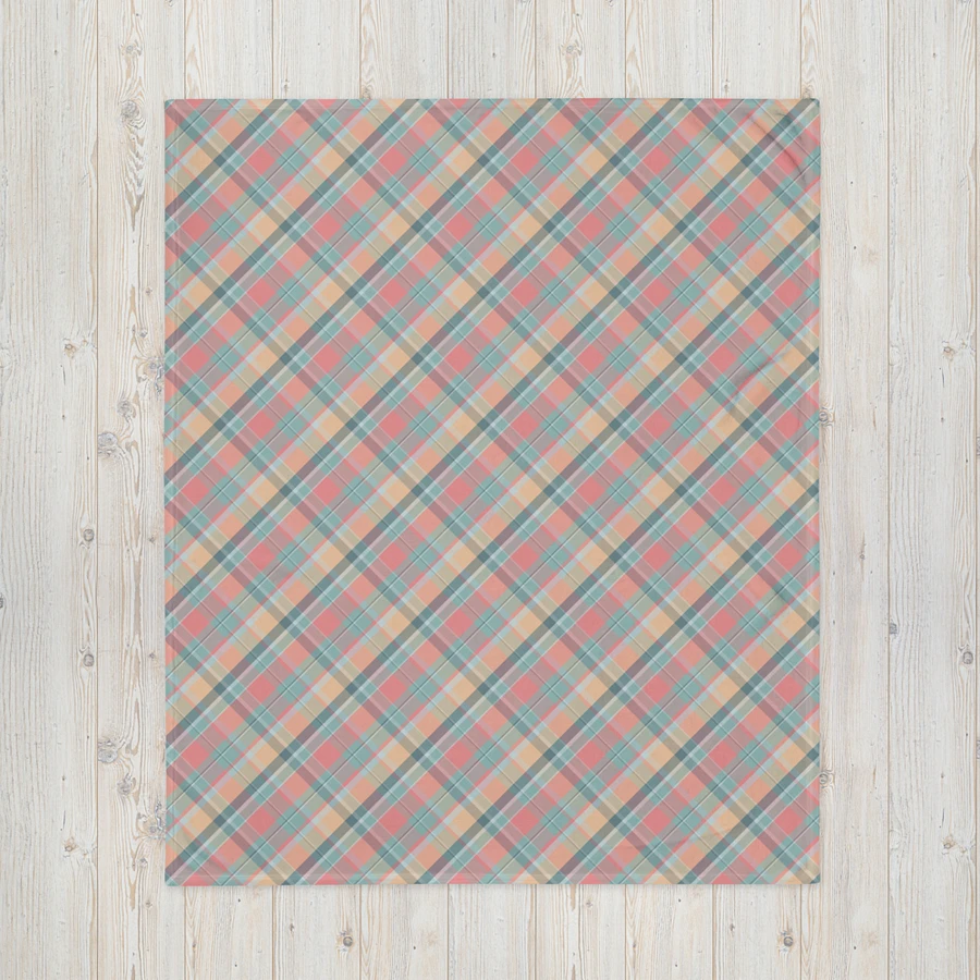 Summer Plaid Throw Blanket product image (4)