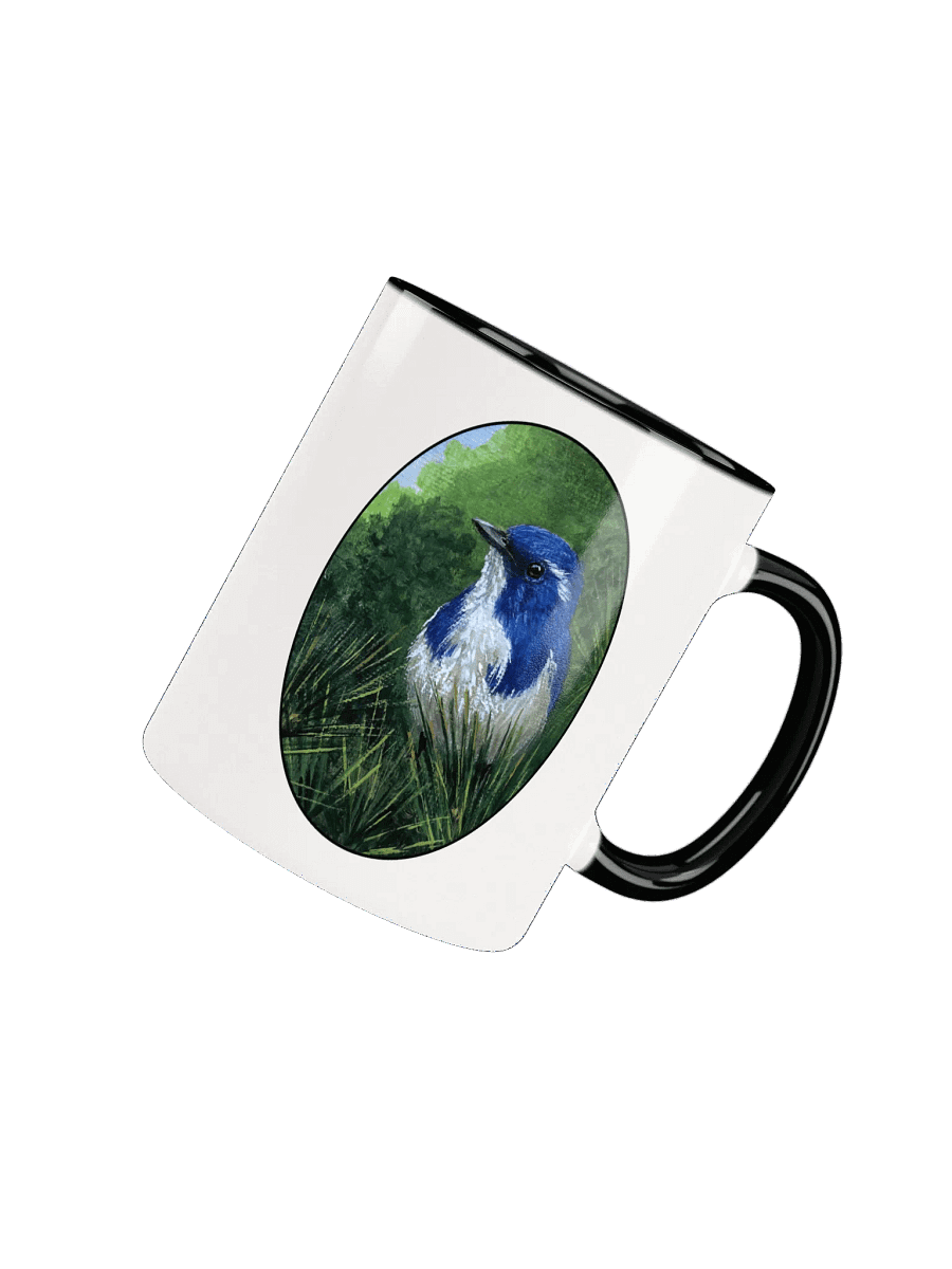 Blue Flycatcher Ceramic Mug product image (19)