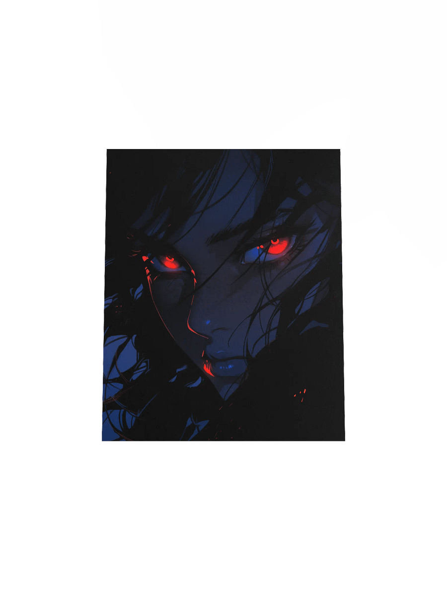Crimson Gaze Matte Poster product image (22)