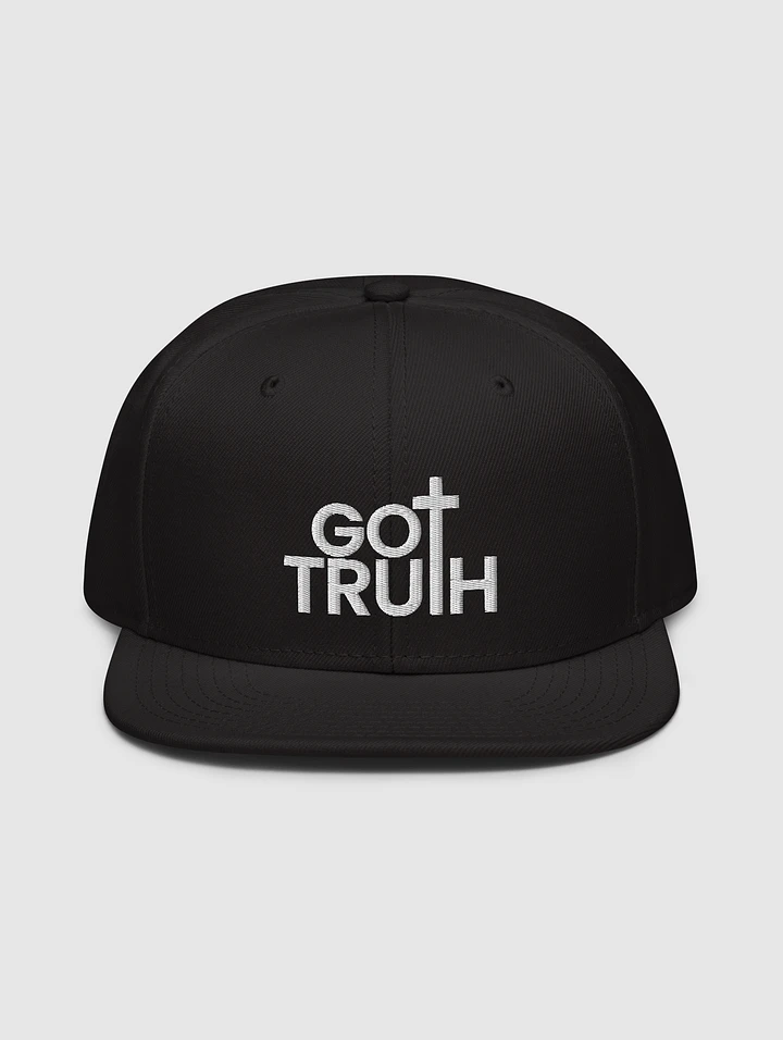 Got Truth 2.0 Black & White Snapback Hat product image (1)