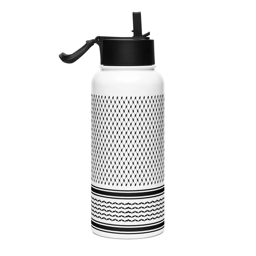 Glossy Black Stainless Steel Water Bottle product image (4)