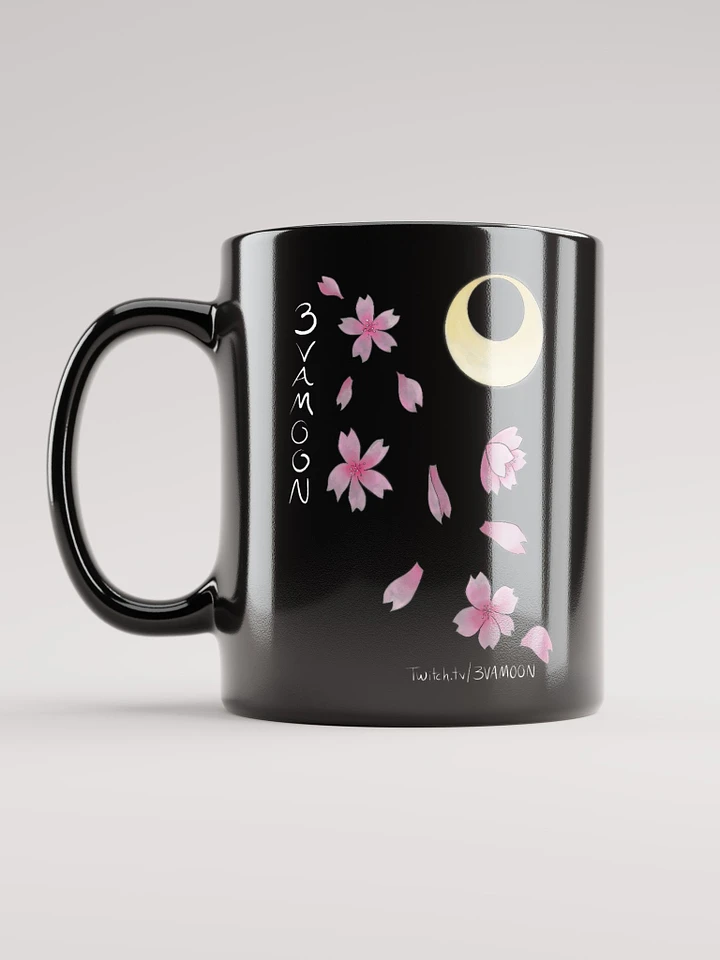 Sakura Moon black mug product image (1)