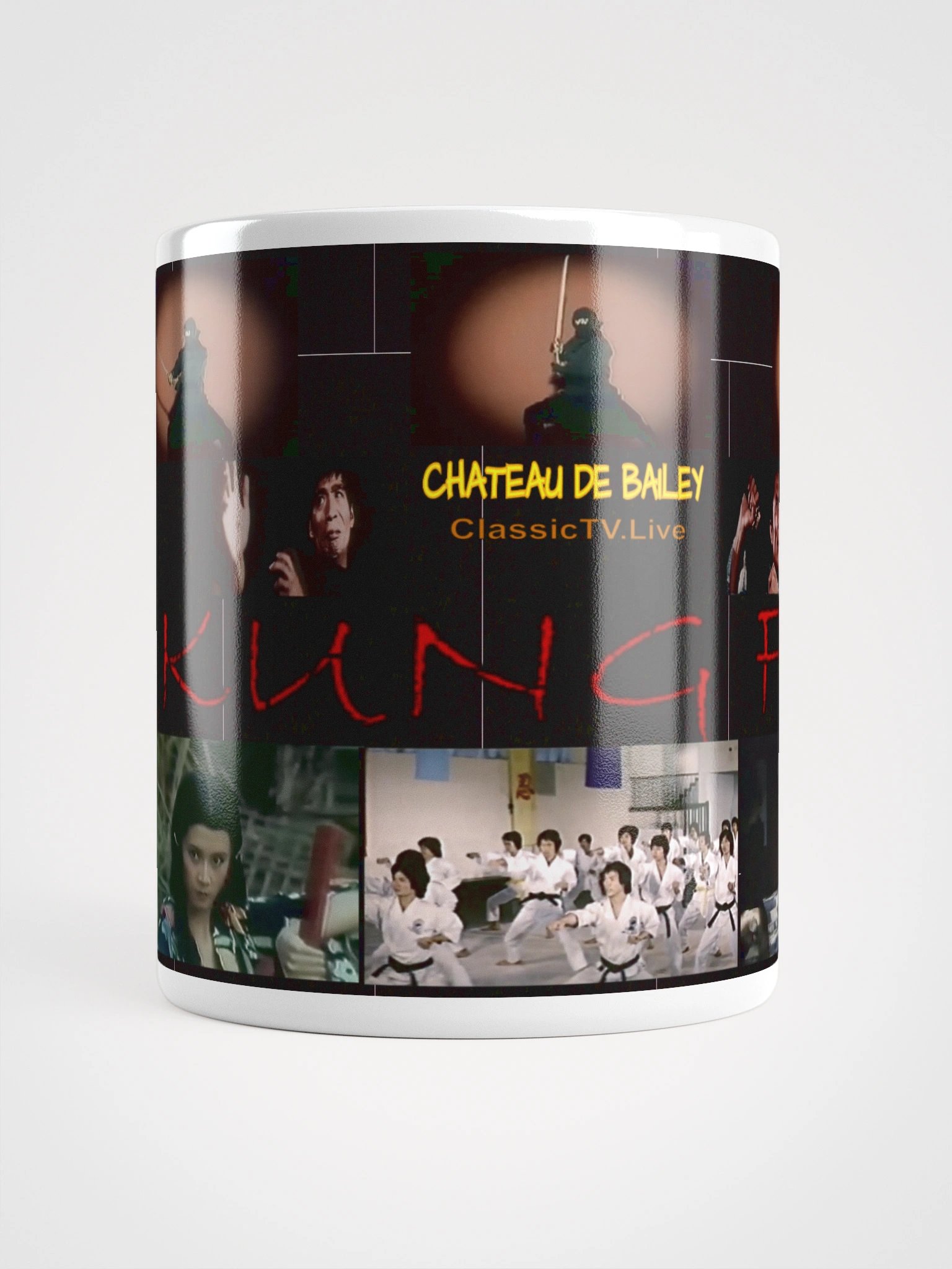 "Turbid" Kung Fu Collage White Glossy Mug product image (16)