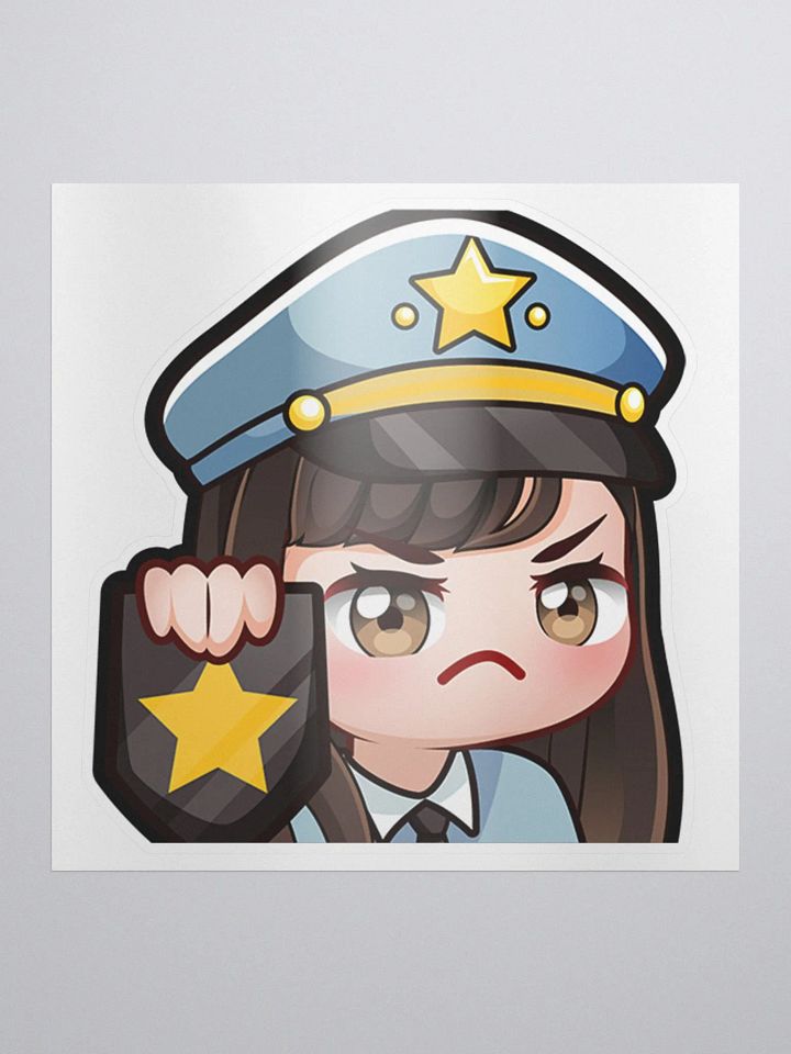 PeachyKat Police Sticker product image (1)