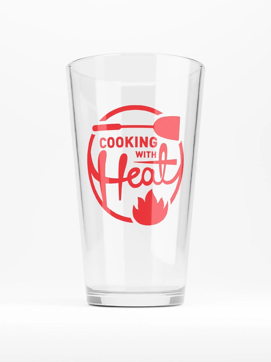 Cooking With Heat Pint Glass product image (1)