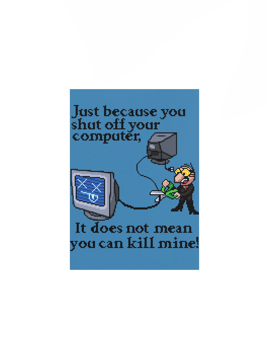 Computer Protest Poster product image (1)