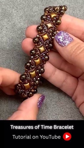Get ready to create something timeless! NEW tutorial is live on my YT channel! Check out the Treasures of Time Bracelet, feat...