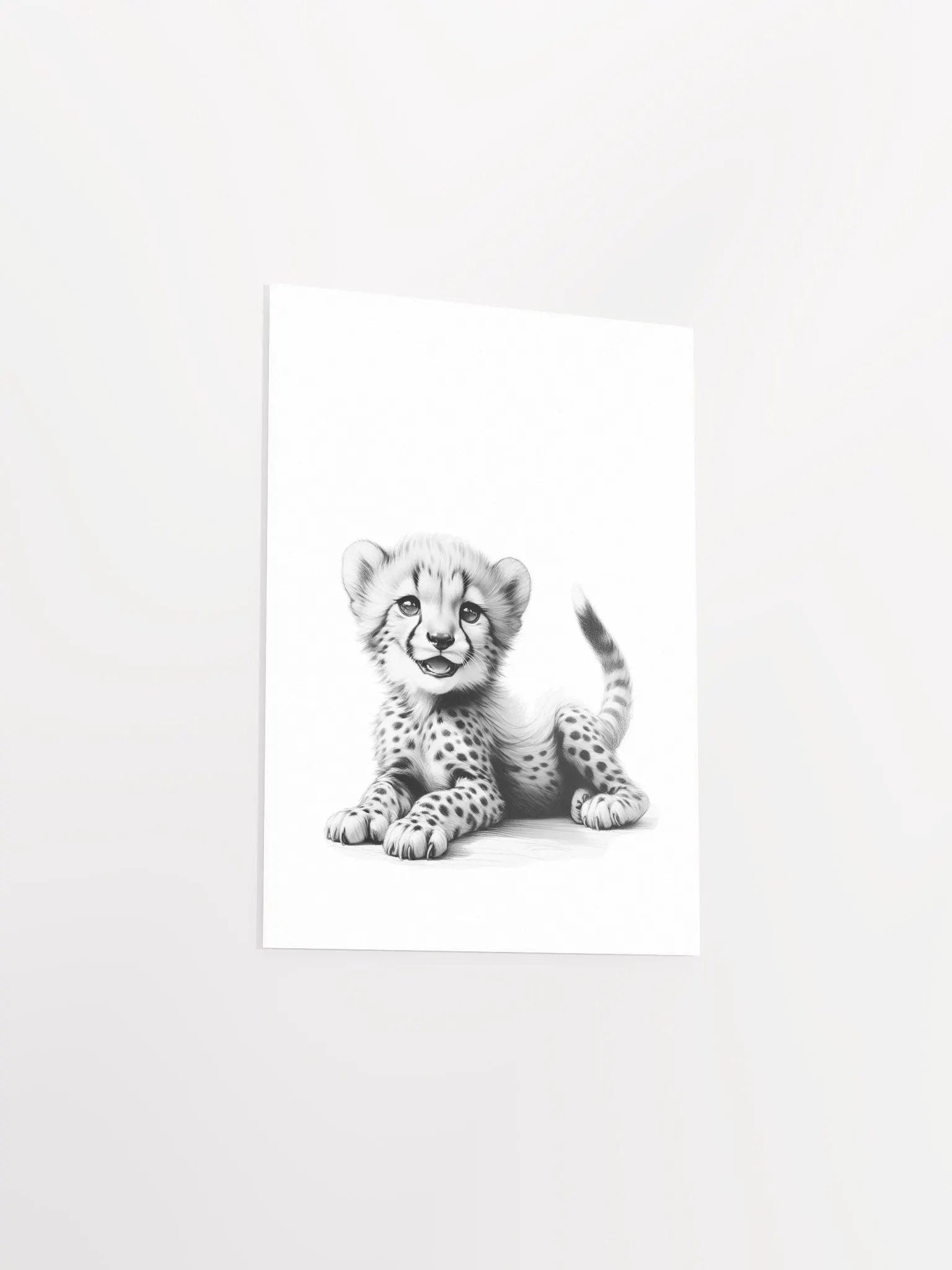 Cheetah Safari Nursery Print No 2 product image (4)