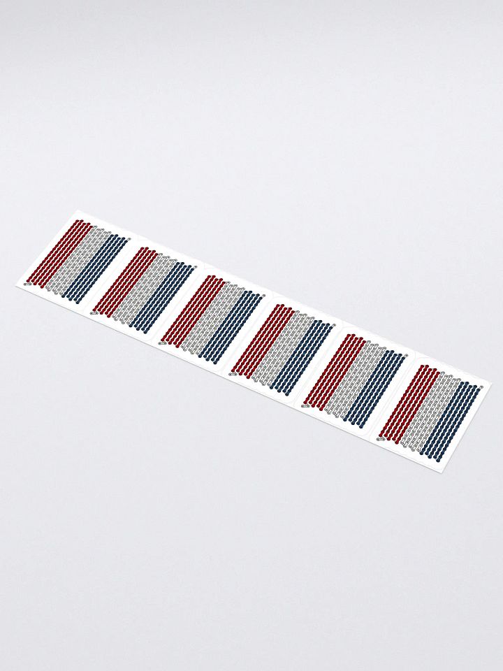 Netherlands Bike Chain Flag Sticker 6 Pack product image (1)