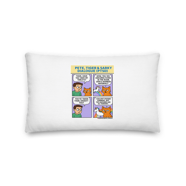PTSD CARTOON [pillow] product image (1)