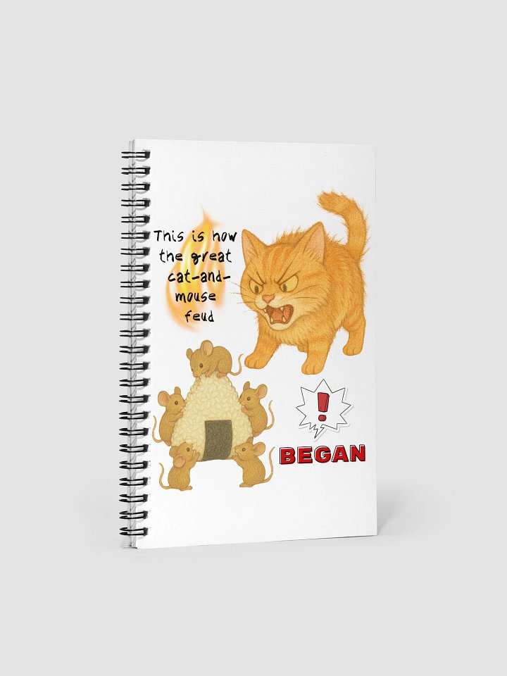 The Great Cat-and-Mouse Feud Notebook product image (1)
