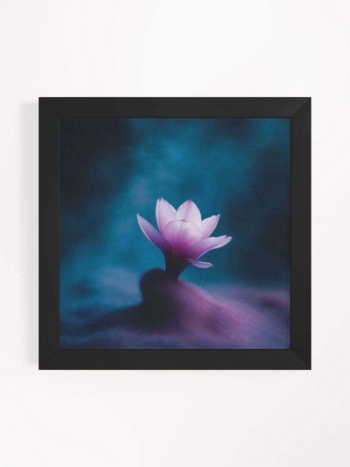 Ethereal Lotus Bloom Framed Print product image (4)