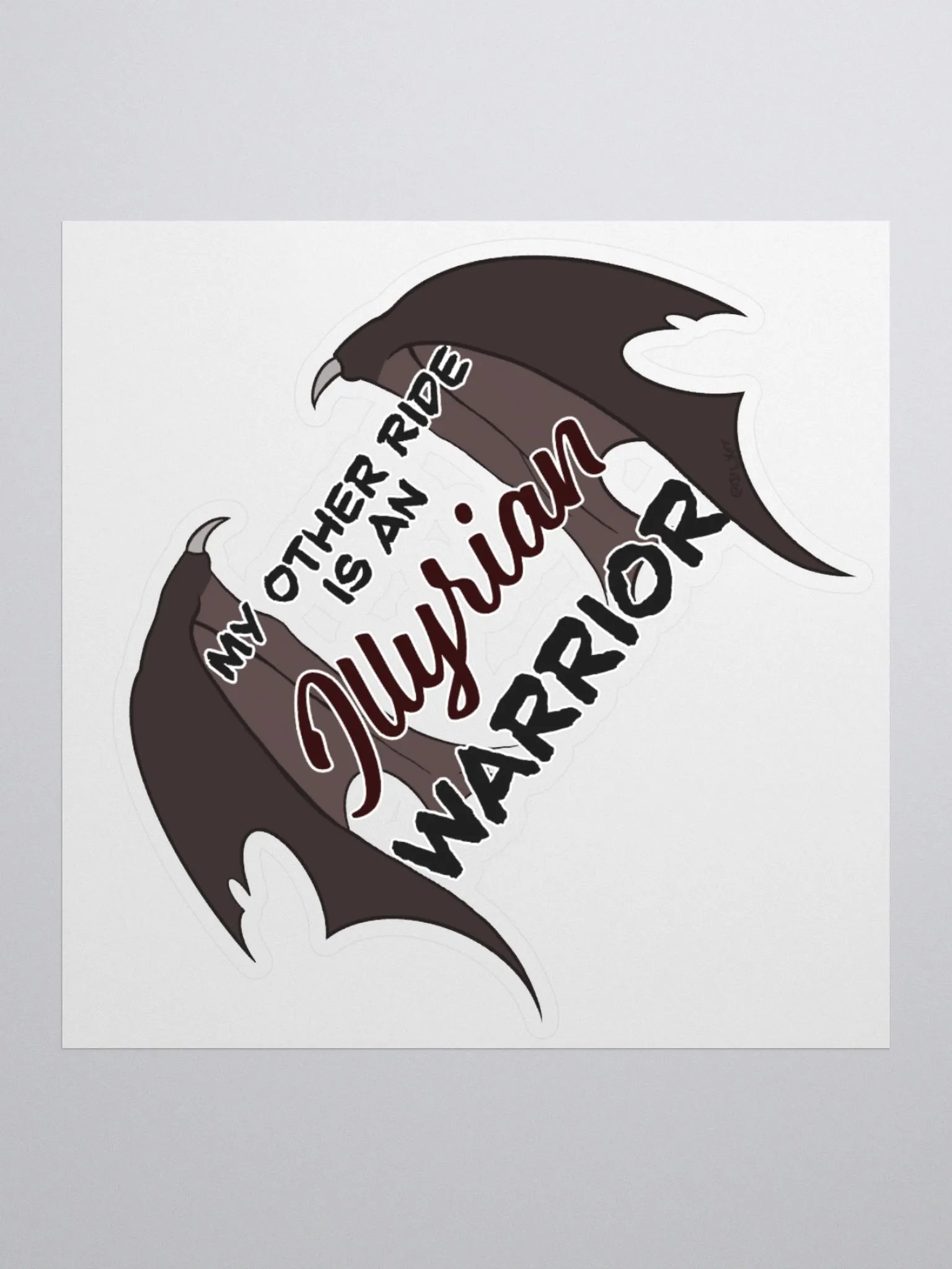 #Booktok - Illyrian Warrior Sticker product image (2)