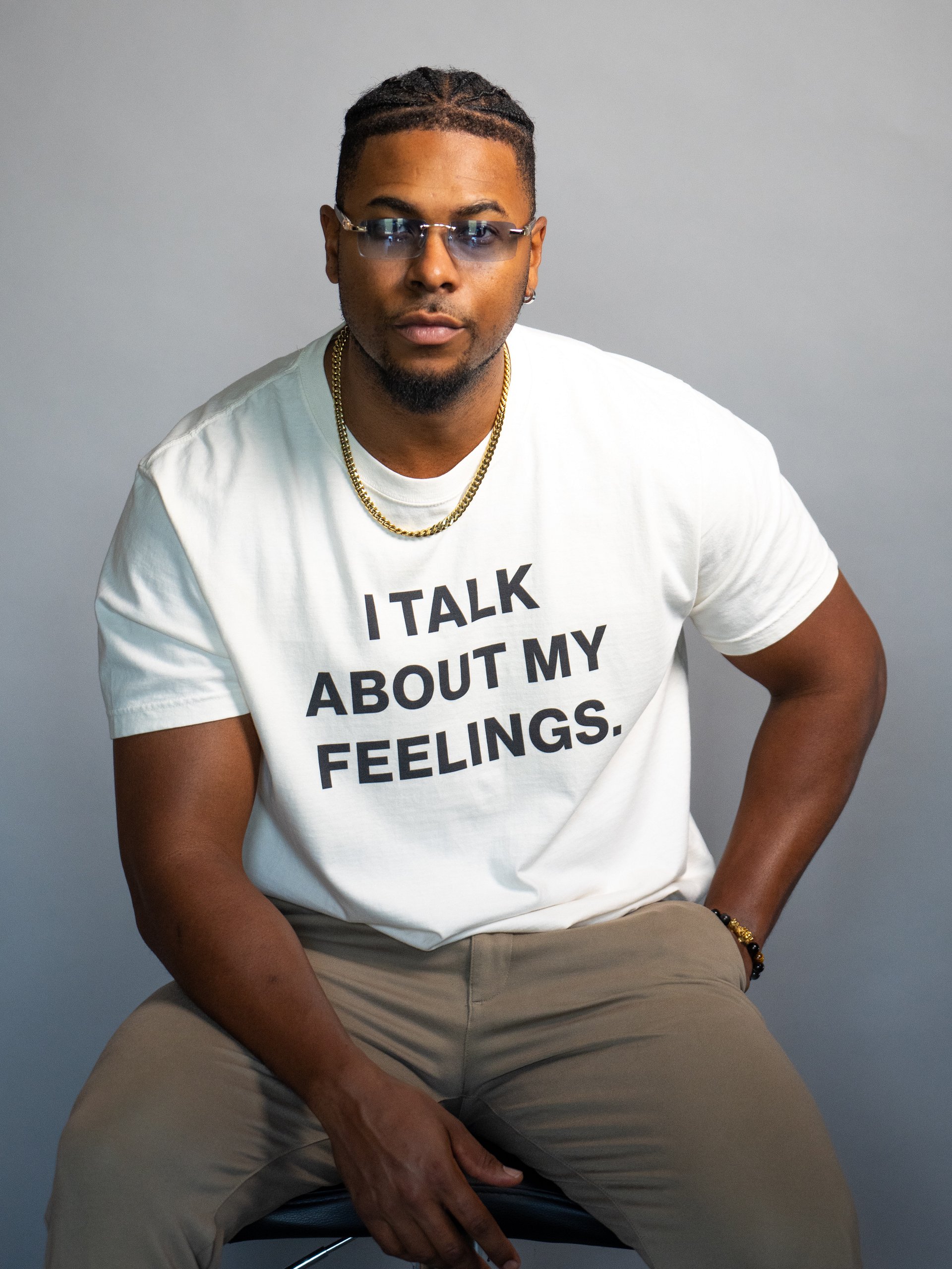 I Talk About My Feelings Oversized Tee product image (1)