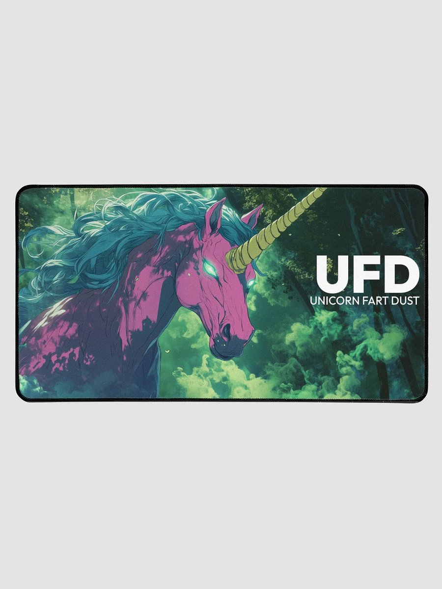 Unicorn Fart Dust Desk Mat product image (1)