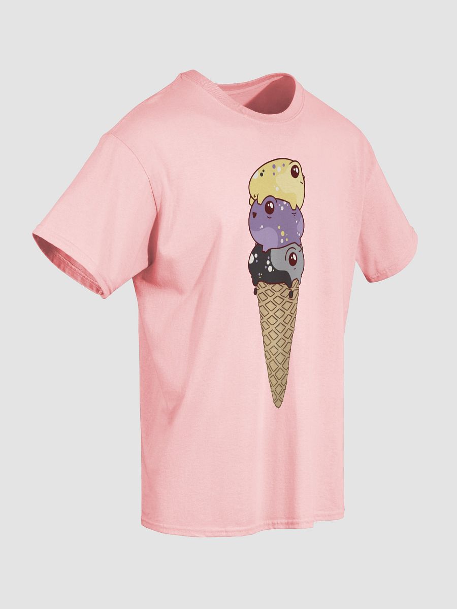 t-shirt : pride-cone non-binary product image (3)