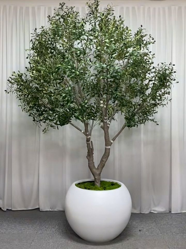 High quality looks real artificial olive tree with pot for home decor interior design product image (1)