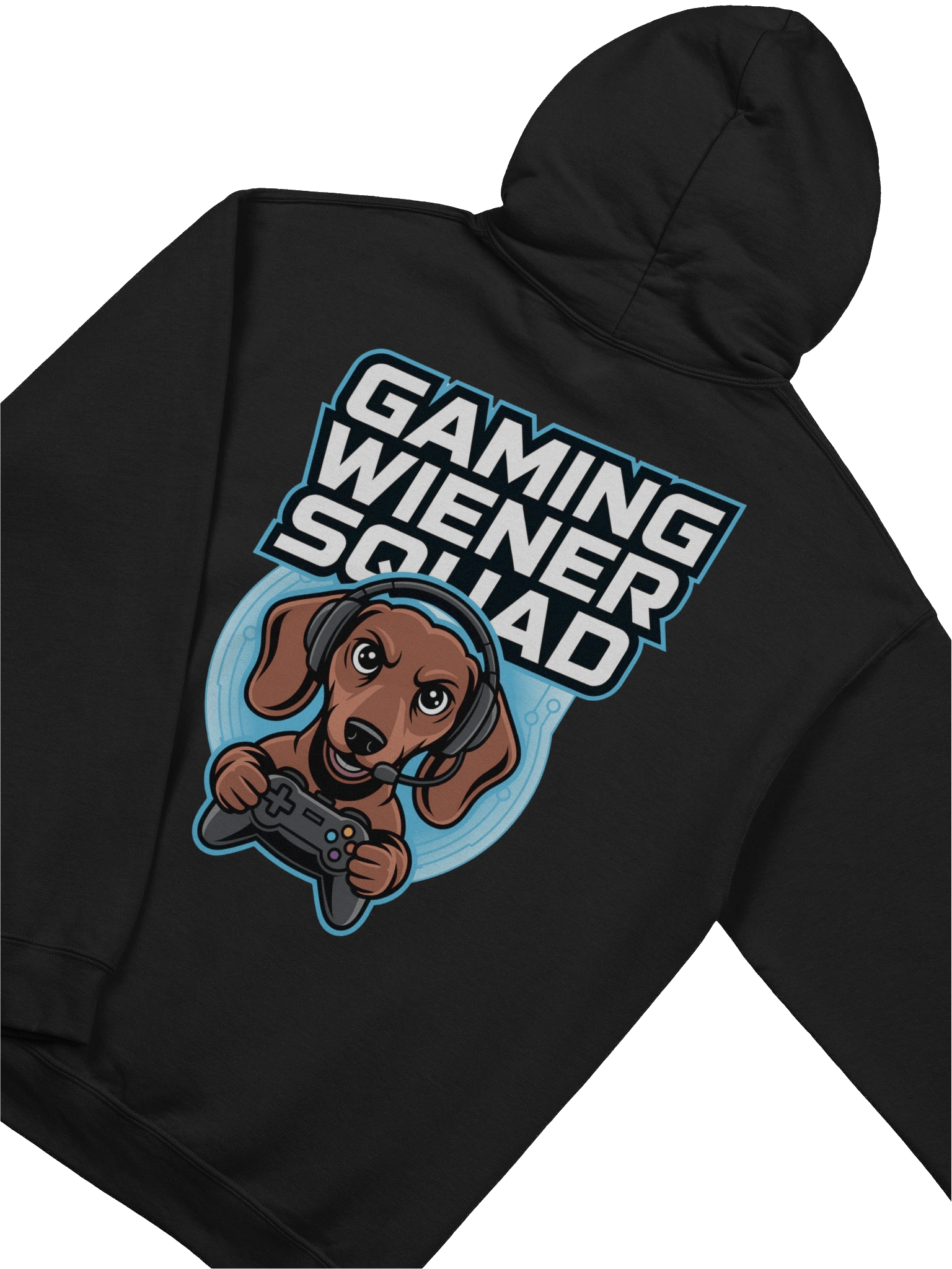 Gaming Wiener Squad Hoodie – Funny Gamer Dachshund Gift for Dog Lovers product image (12)
