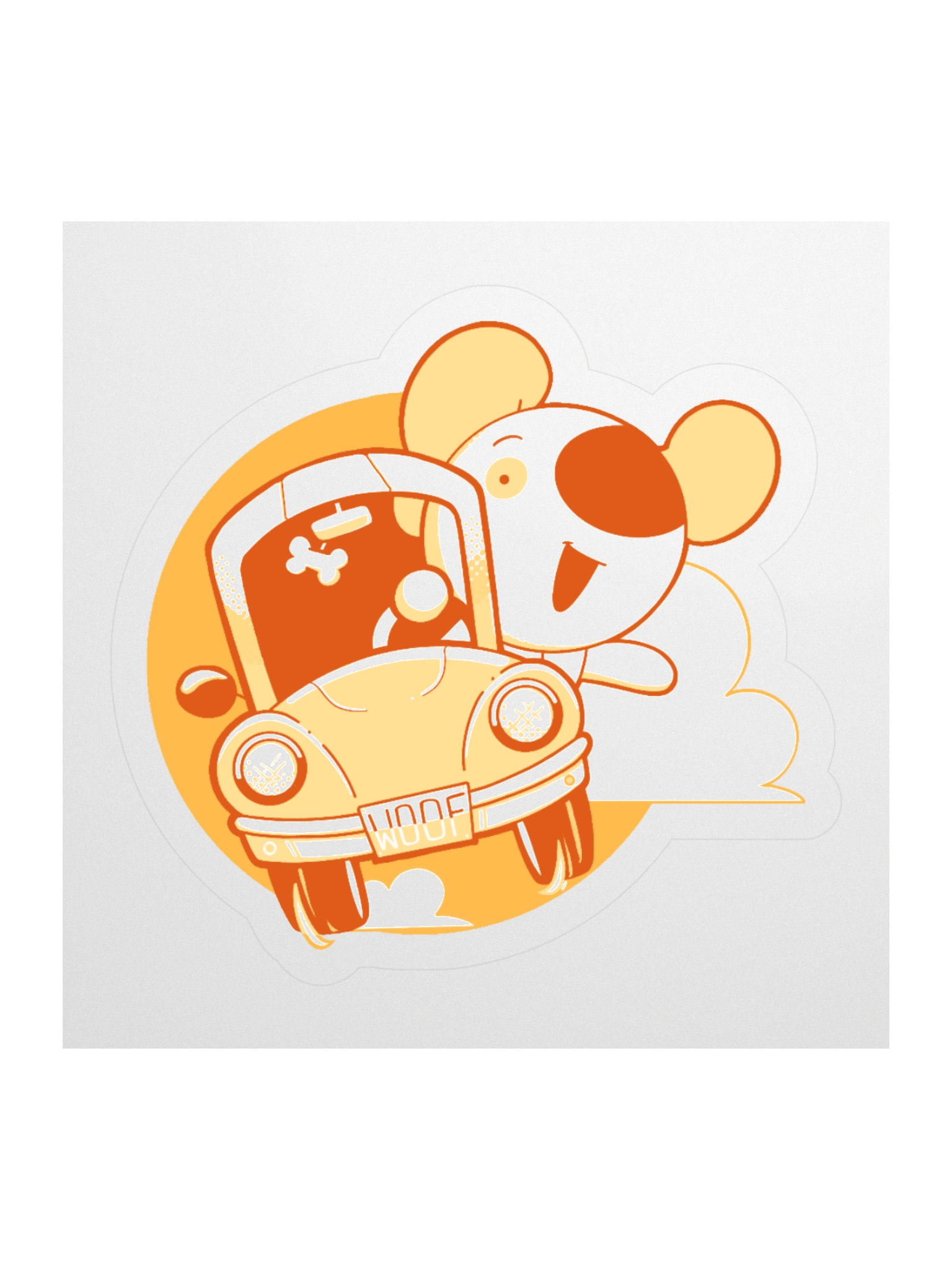 Dog Racer Sticker product image (4)