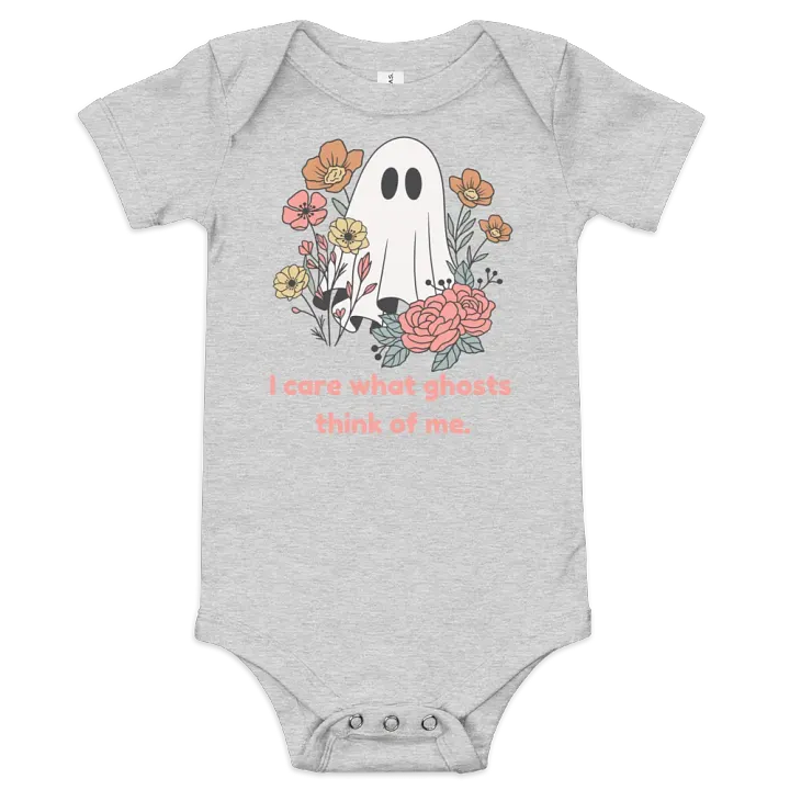 I Care What Ghosts Think of Me Baby Bodysuit product image (1)