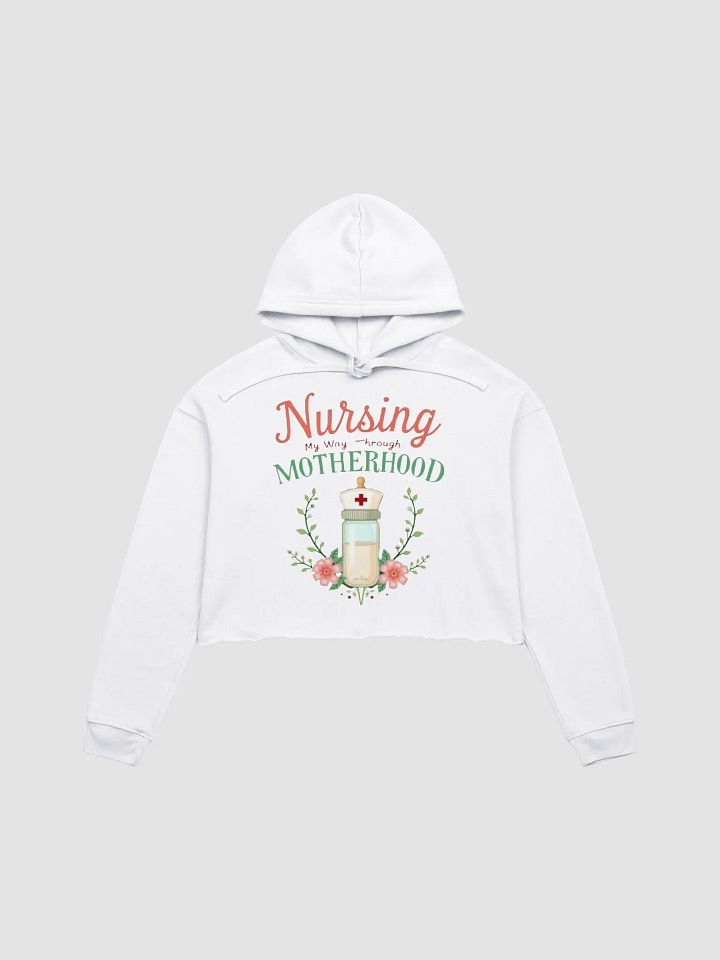Nurse Mom Life Crop Hoodie product image (5)