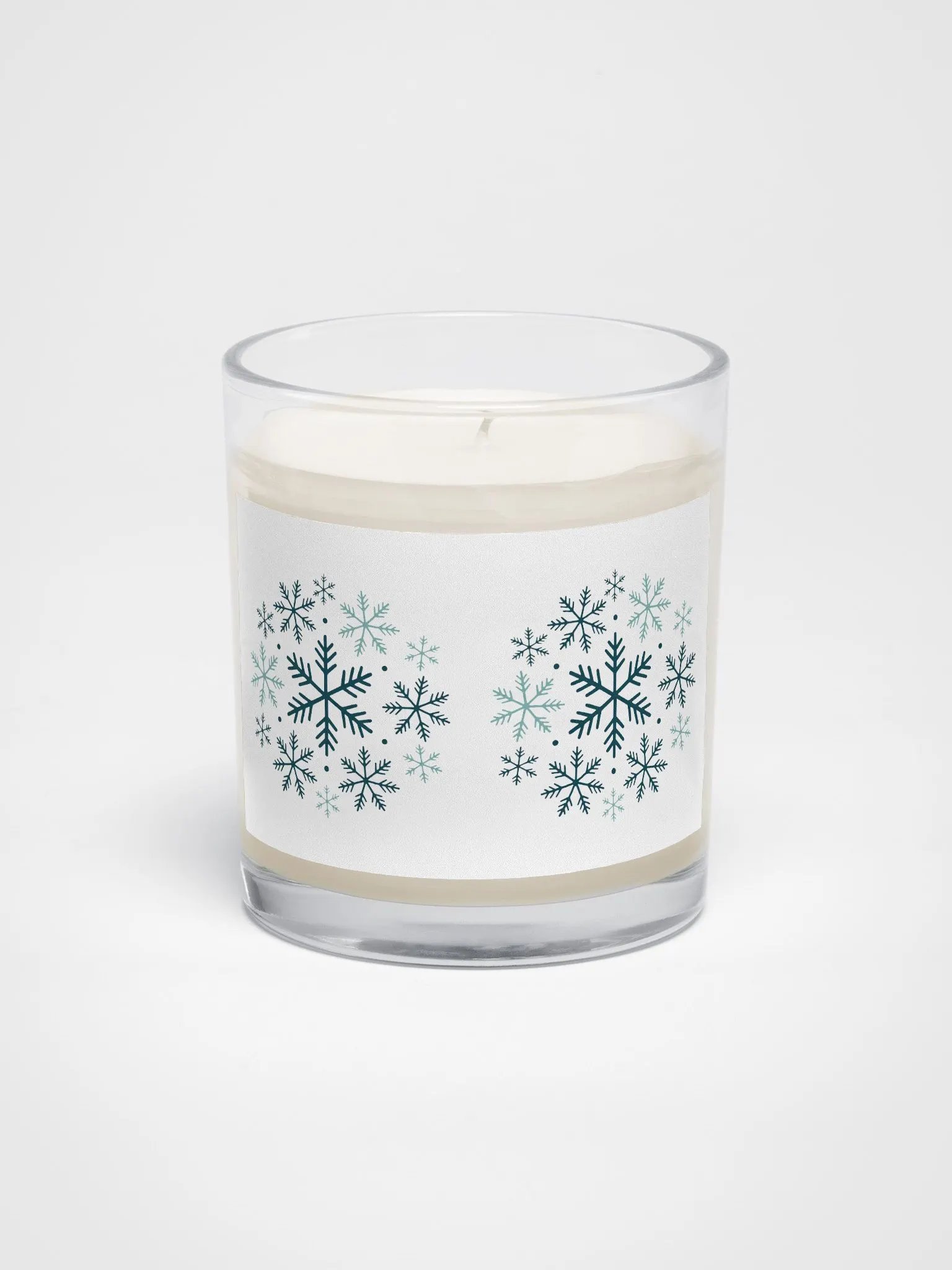 Symmetrical Snowflakes Soy Wax Candle product image (3)