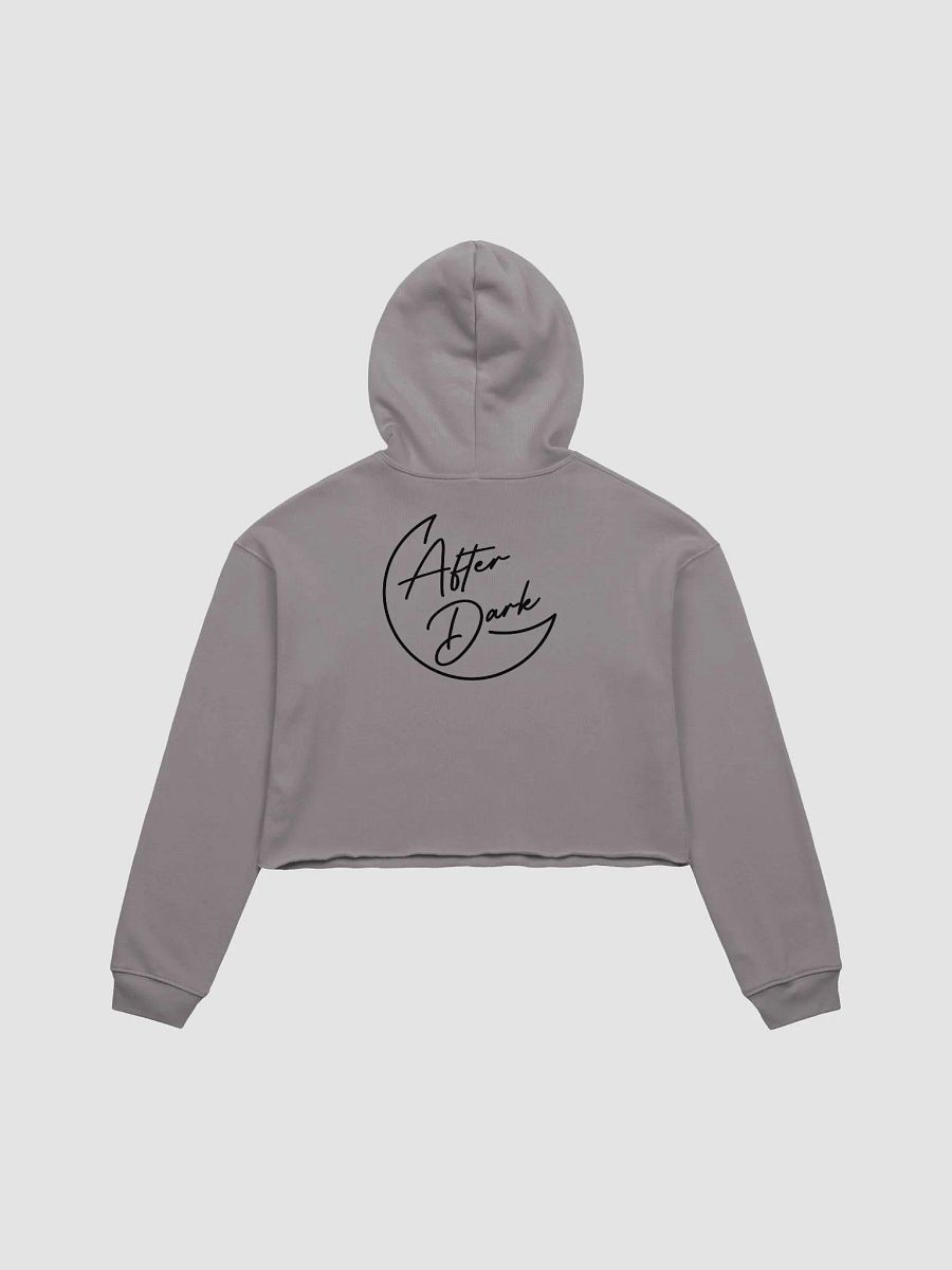 Crop Top AfterDark Hoodie - Grey product image (3)