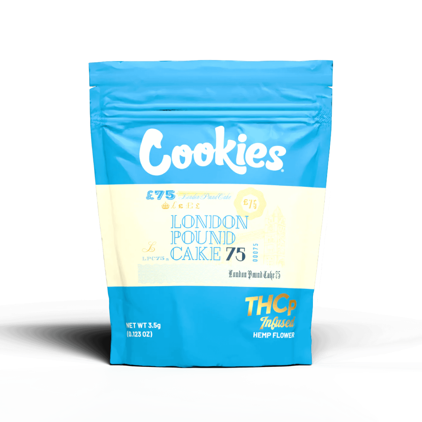 THCP Flower 3.5g Bag - London Pound Cake - 10ct Pop Box product image (2)