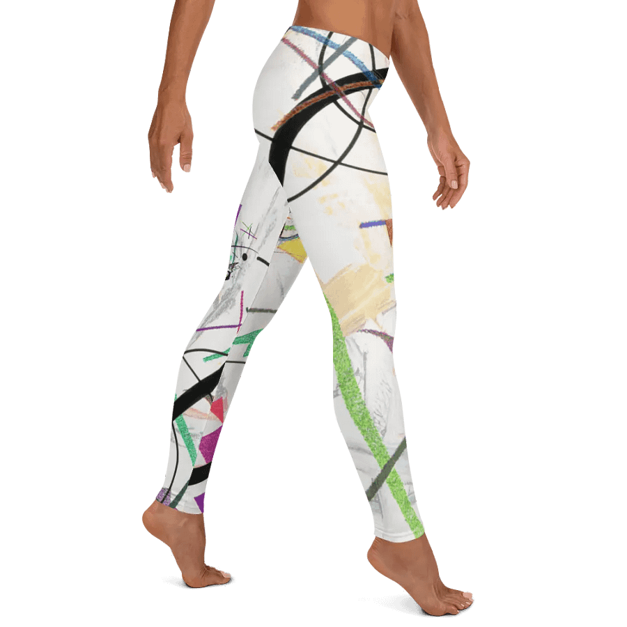 Abstract Lithographic Pattern Design leggings - V2 product image (5)