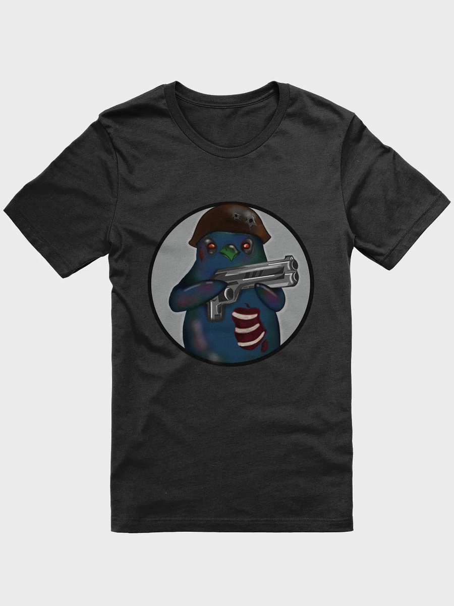 Menacing Bird Gunner T-Shirt Logo Color Gray product image (2)