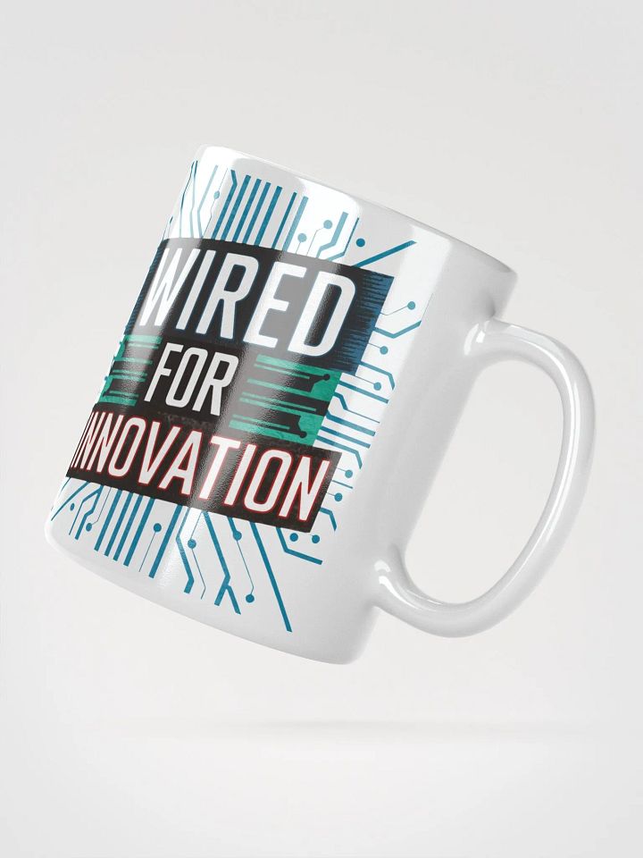 Wired For Innovation Code Design Mug for Tech Geeks product image (2)