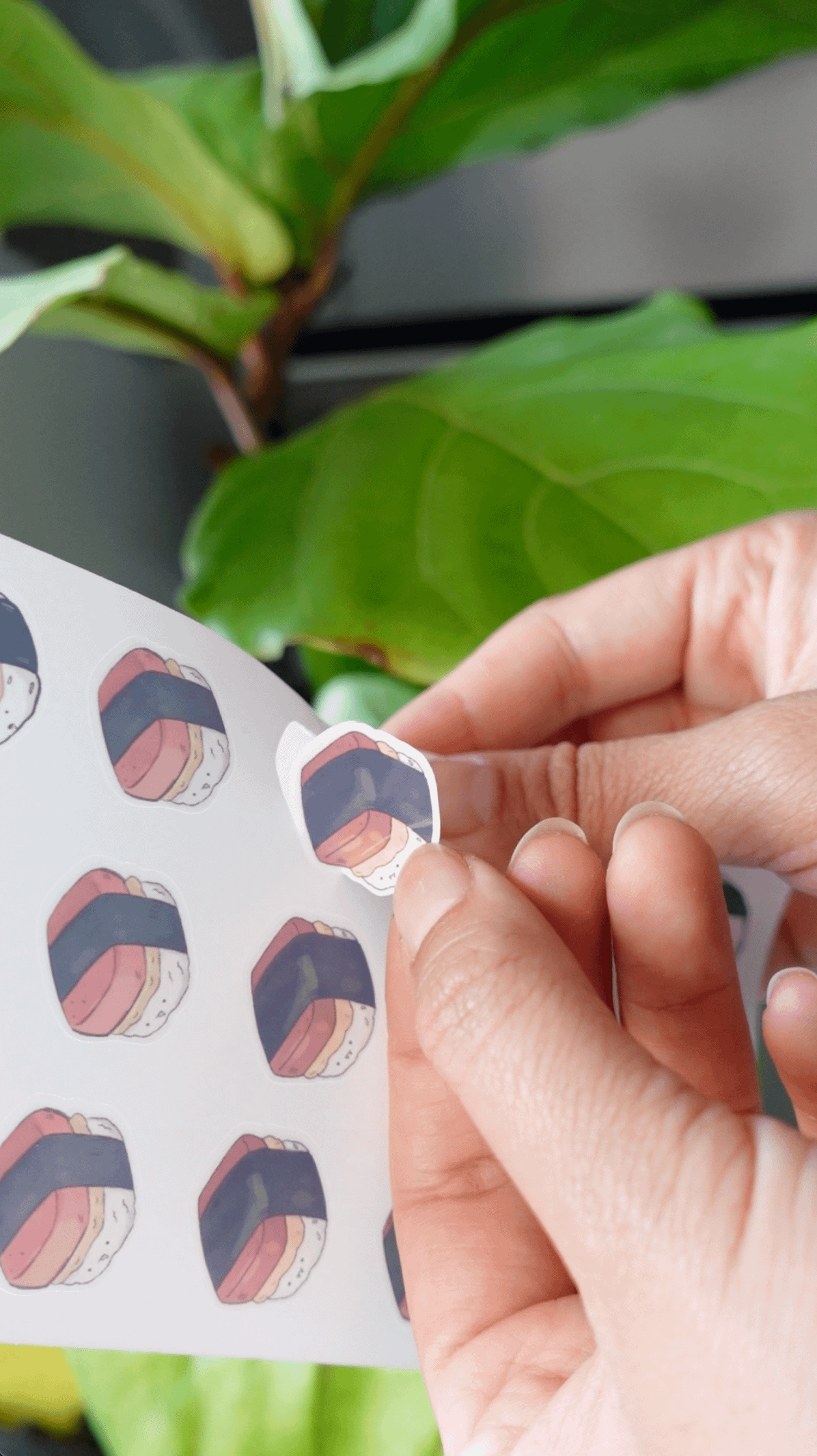 Musubi Friends vinyl Sticker Sheet product image (4)