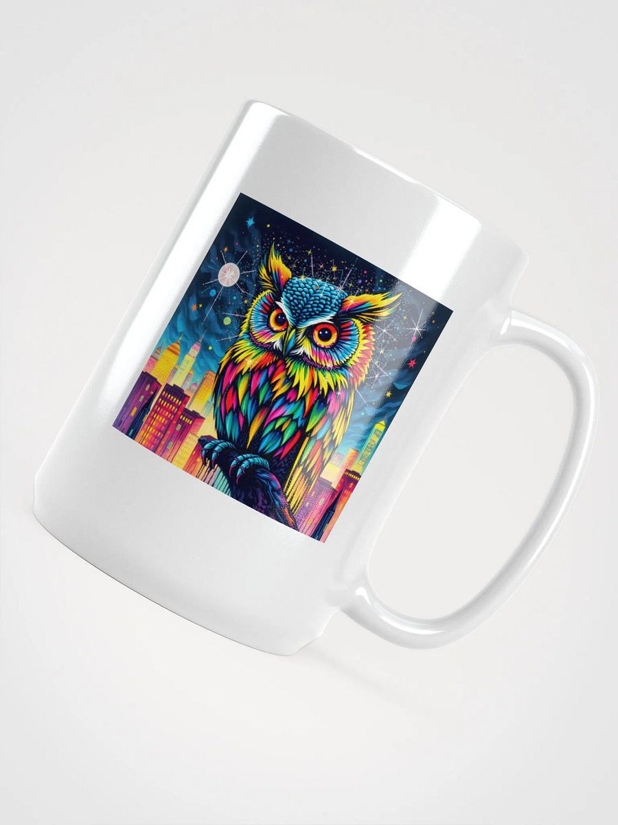 Psychedelic Owl Nightlife Mug product image (4)