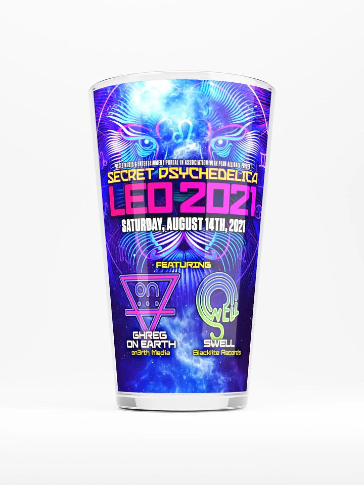 Leo 2021 Shaker Pint Glass product image (1)