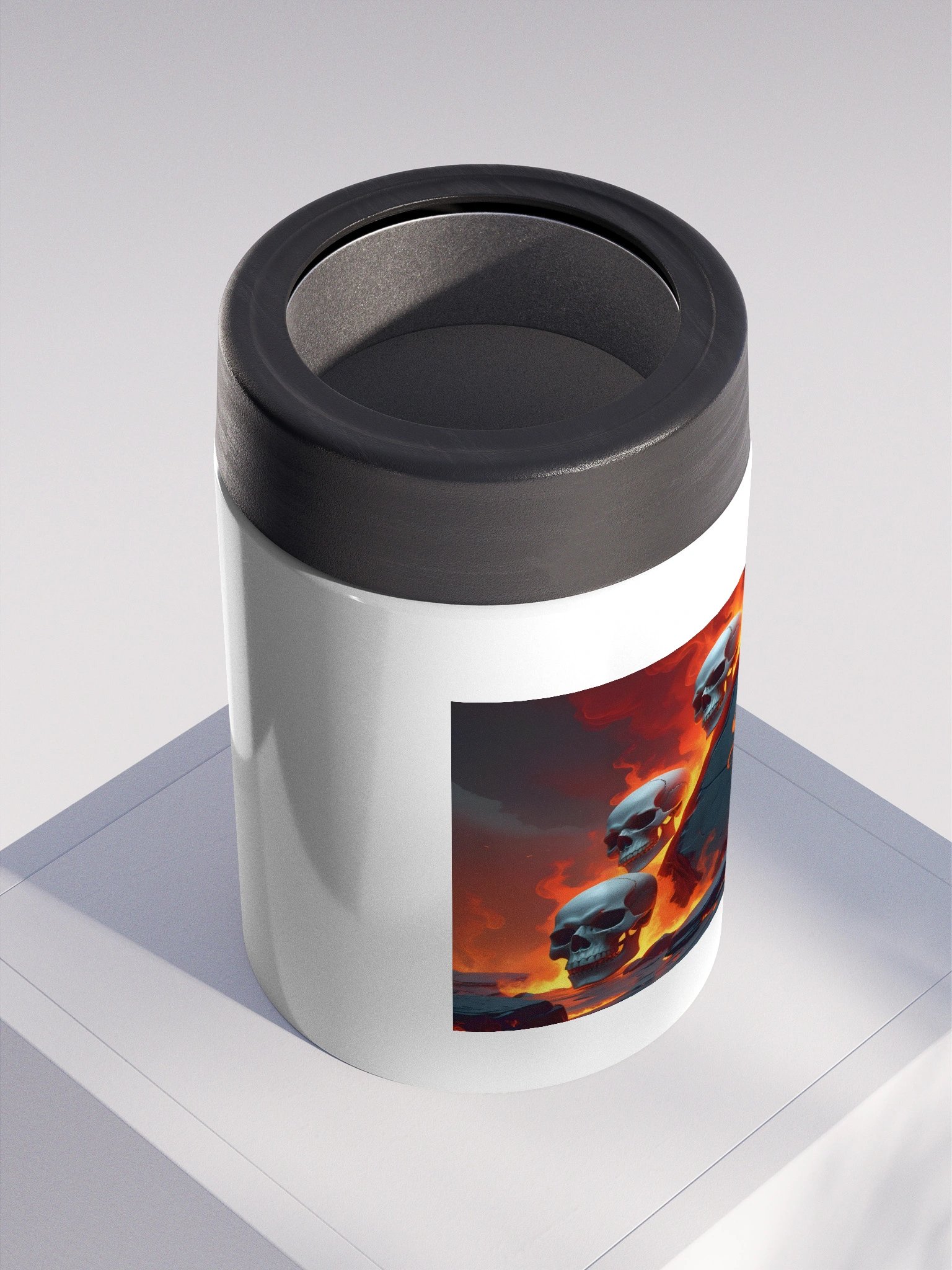 skulls of sin steel coozie product image (2)