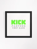 Framed First Class Sign product image (1)