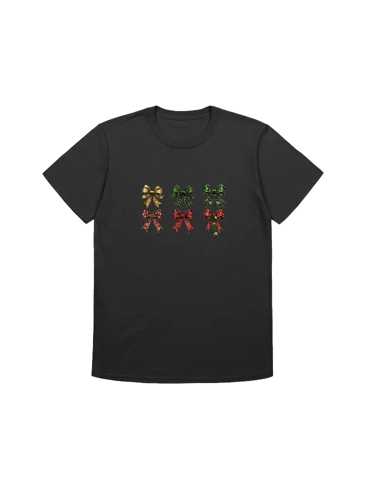 Colorful Cristmas Bows Unisex T-Shirt product image (3)
