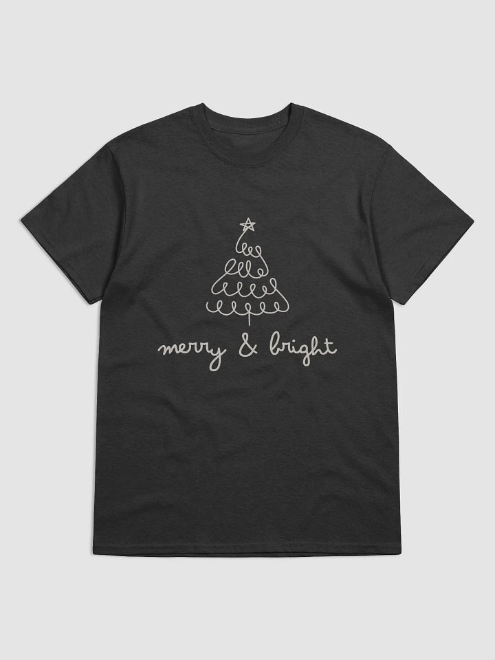 Christmas Women's T-Shirt | merry & bright | large print product image (1)