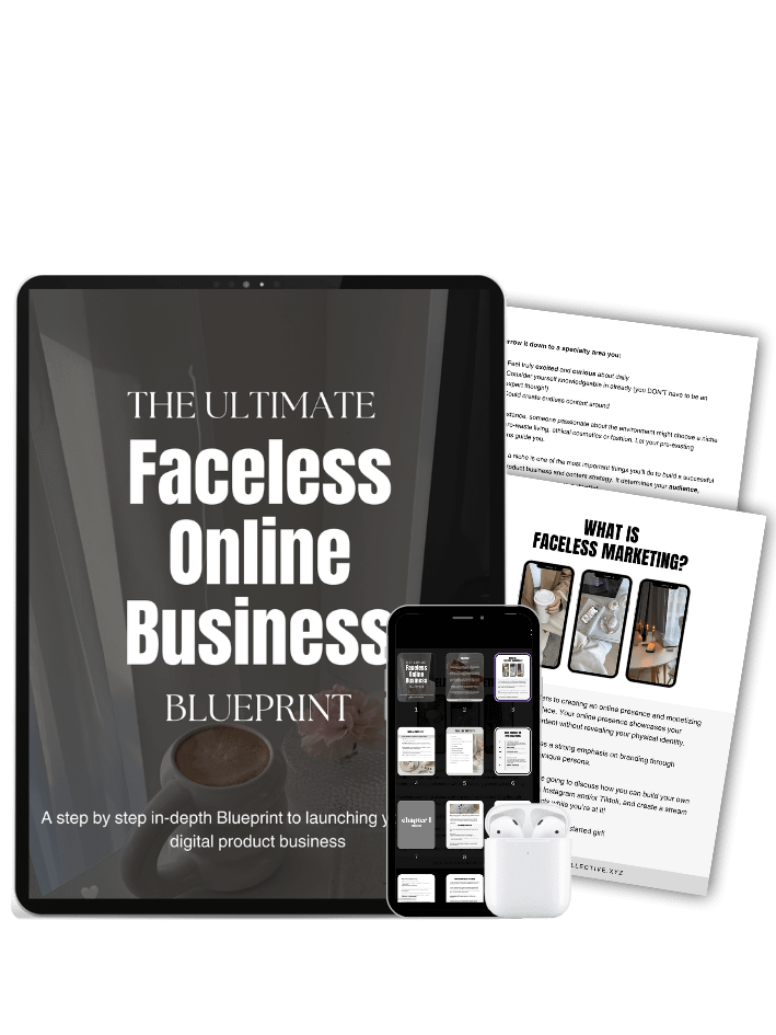THE ULTIMATE FACELESS ONLINE BUSINESS BLUEPRINT product image (1)