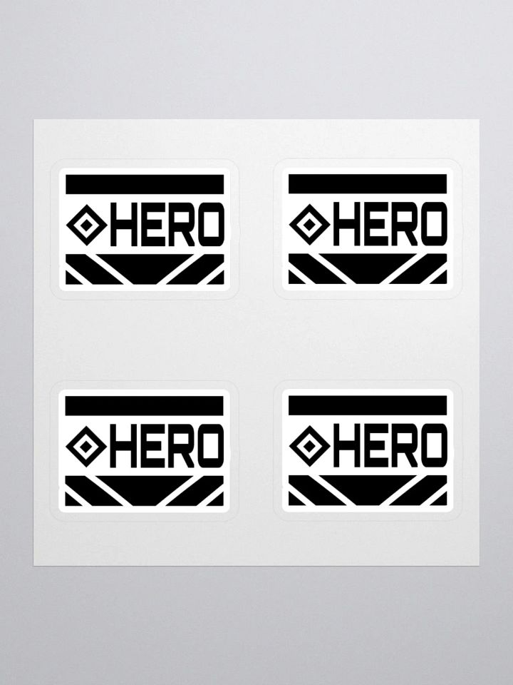 「 HERO 」 Logo Sticker (4-Pack) product image (1)