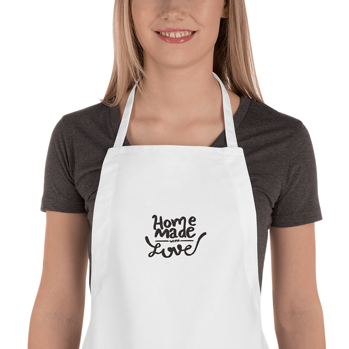 Home Made With Love Embroidered Apron product image (1)
