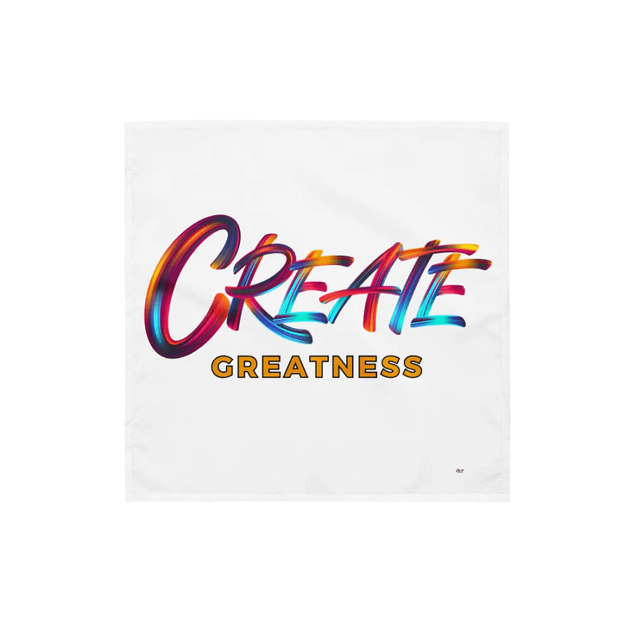 Create Greatness Full Print Bandana product image (1)