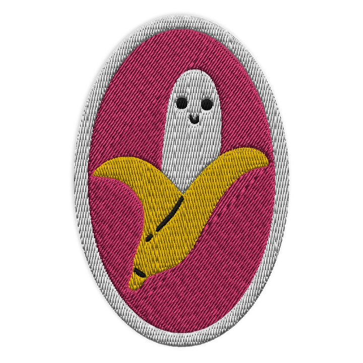 Happy Banana 4 inch oval patch product image (1)