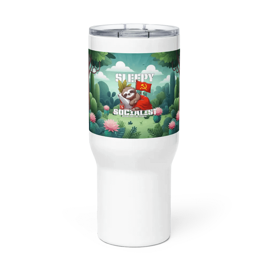 Pris- Sleepy Socialist Travel Mug product image (4)