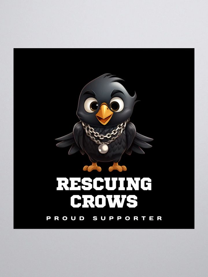 Proud VIP Crow Supporter Sticker product image (1)