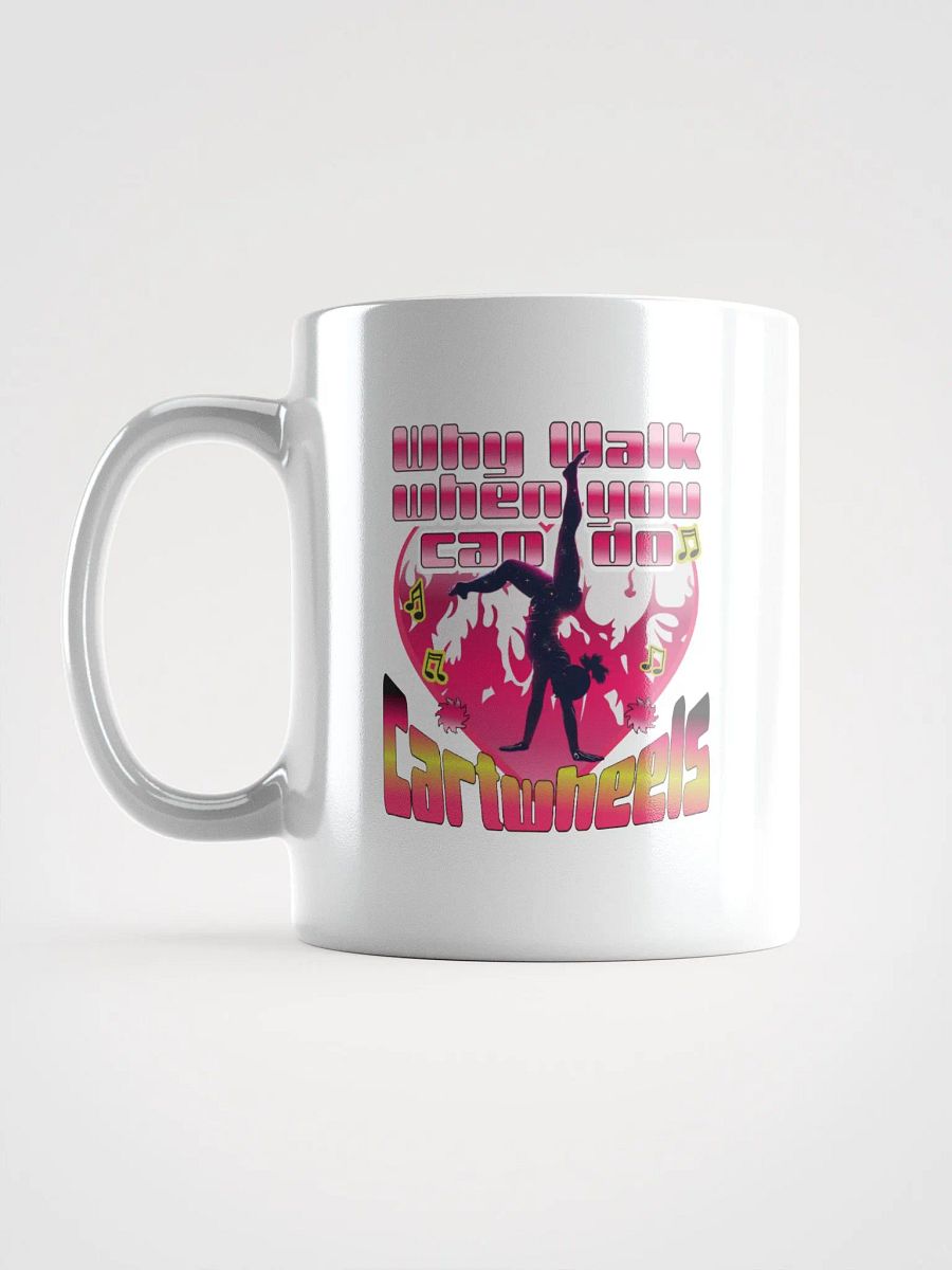 Why Walk When You Can Do Cartwheel Heartbeat Mug product image (1)