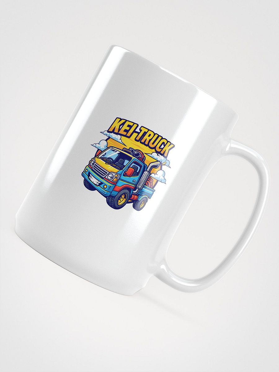 Sunset Kei Truck White Glossy Mug product image (4)