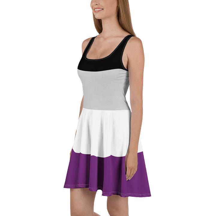 Asexual Pride Flag Skater Dress product image (1)