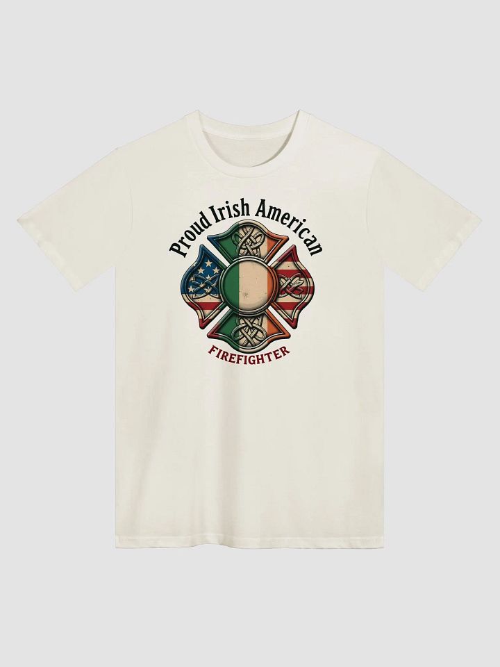 Proud Irish American Firefighter - Supreme Comfort Unisex T-Shirt product image (2)
