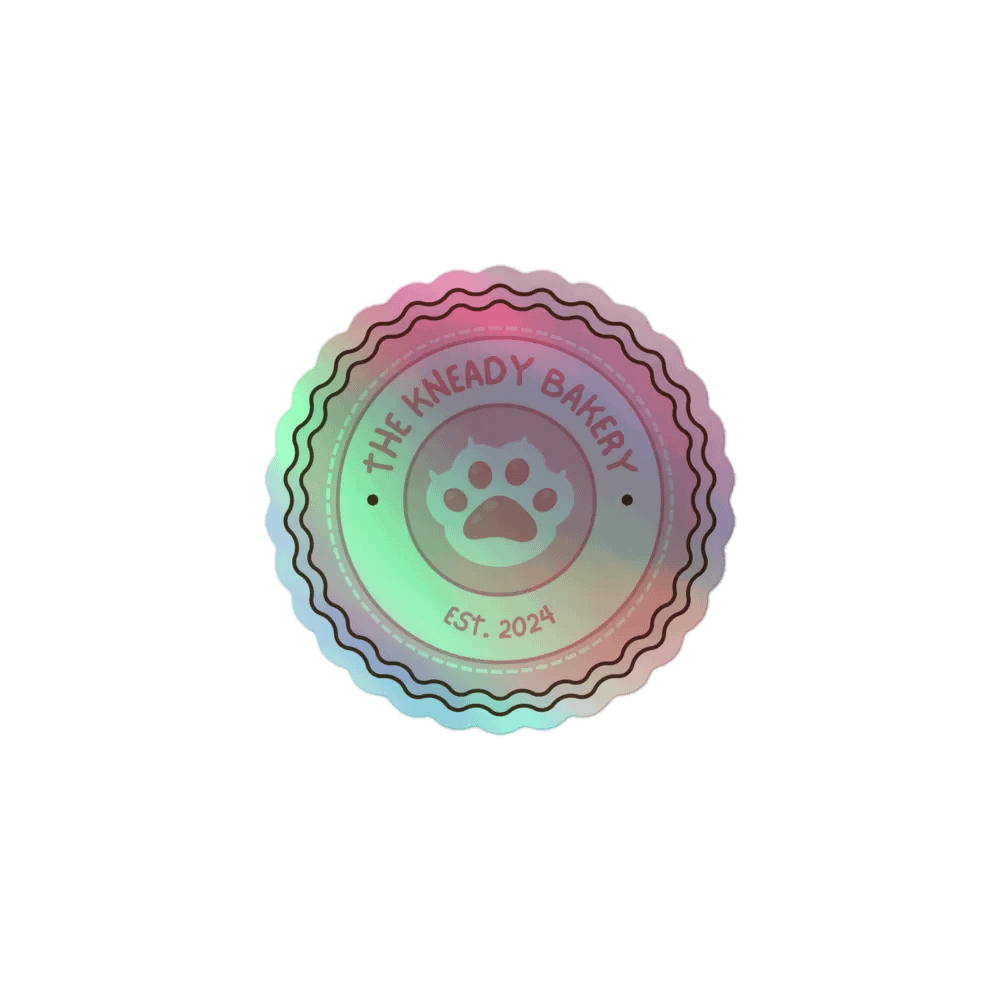 'The Kneady Bakery' Kiss-Cut Holographic Sticker product image (1)